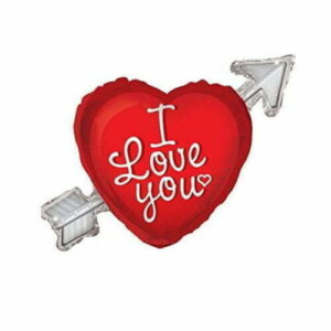 בלון  I love you  חיצים